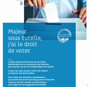Majeur sous tutelle, j'ai le droit de voter