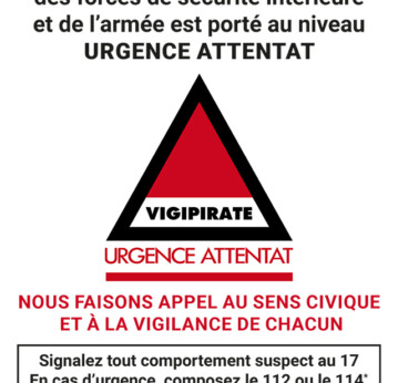 VIGIPIRATE : Dispositifs mis en place sur notre commune